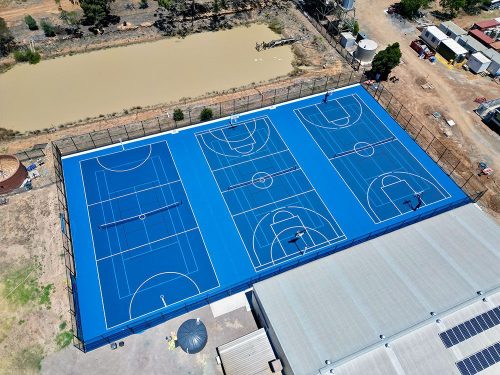 East Loddon College - BT Pool Painting + Court Surfacing
